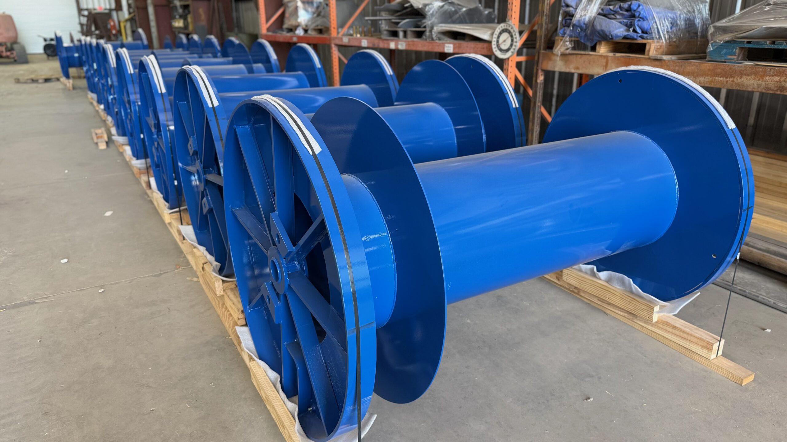Completed industrial fabrication project in Houston Texas