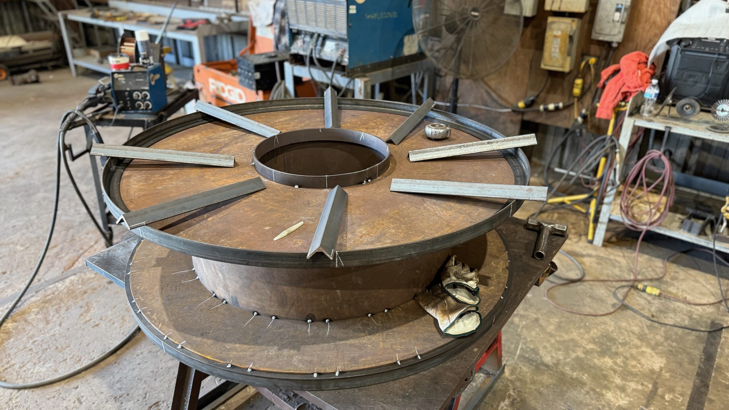 Industrial welding and fabrication for heavy-duty applications