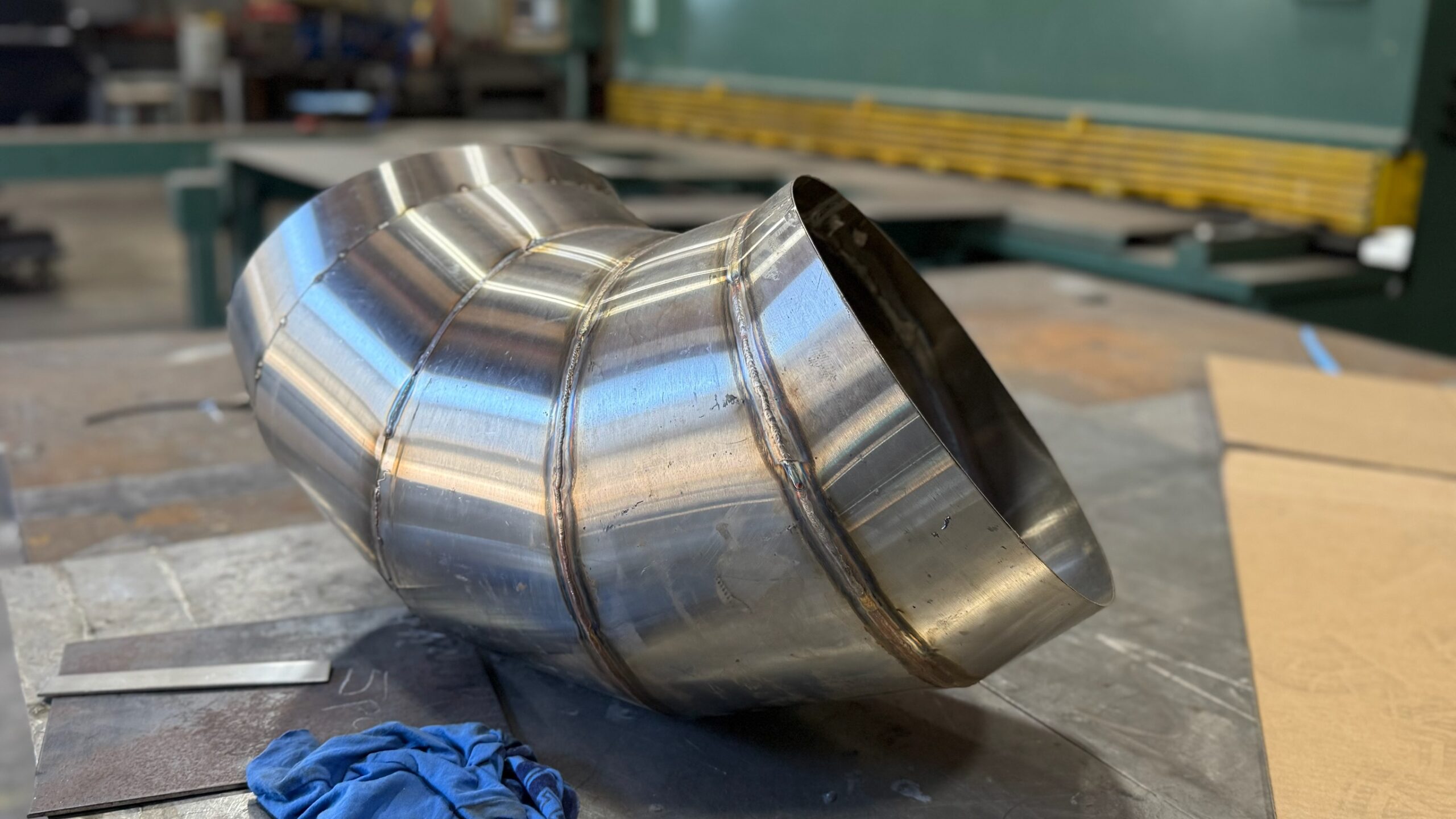 Custom industrial ductwork fabrication and ventilation systems