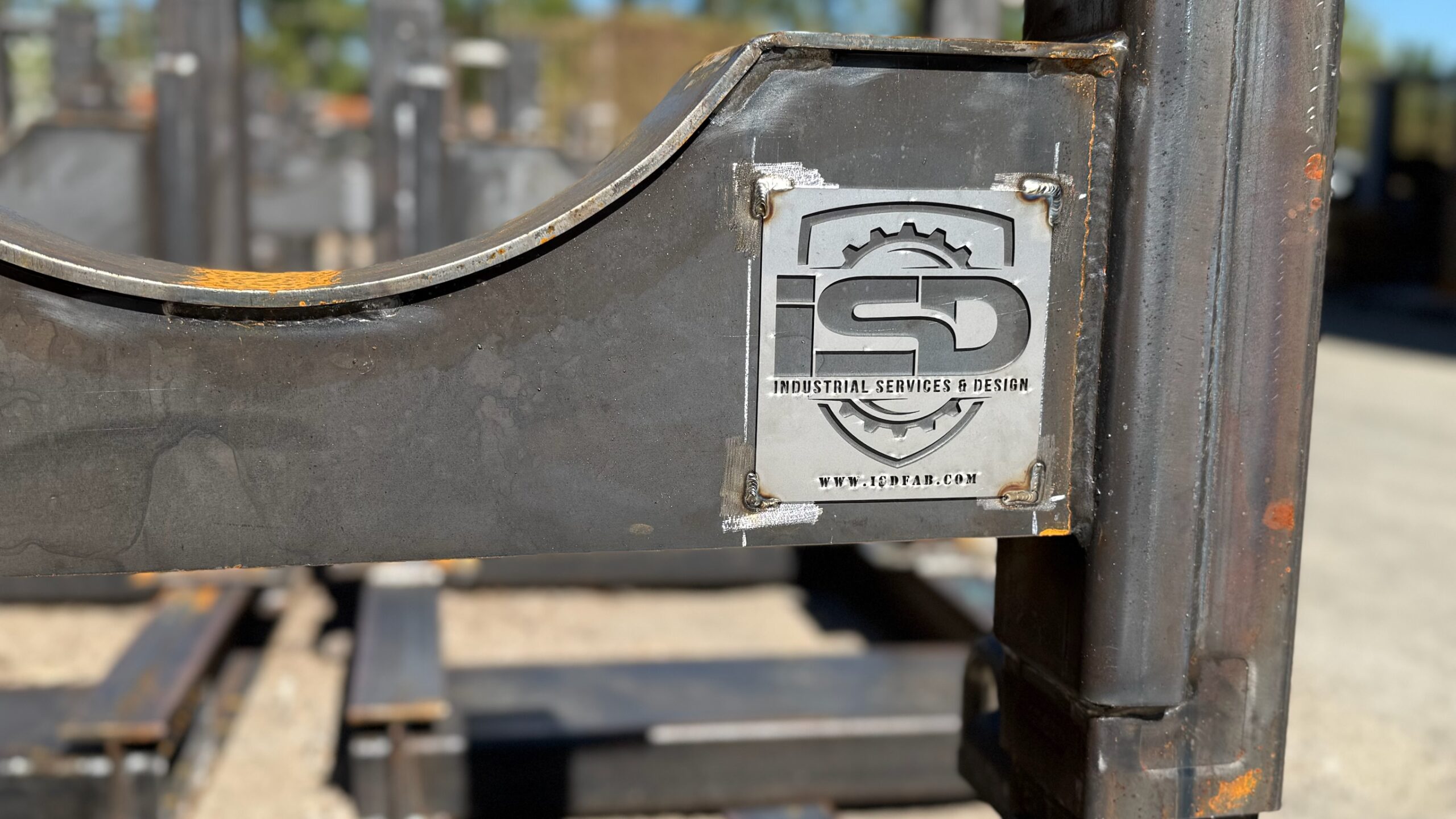 Industrial fabrication team building custom steel assemblies in Houston