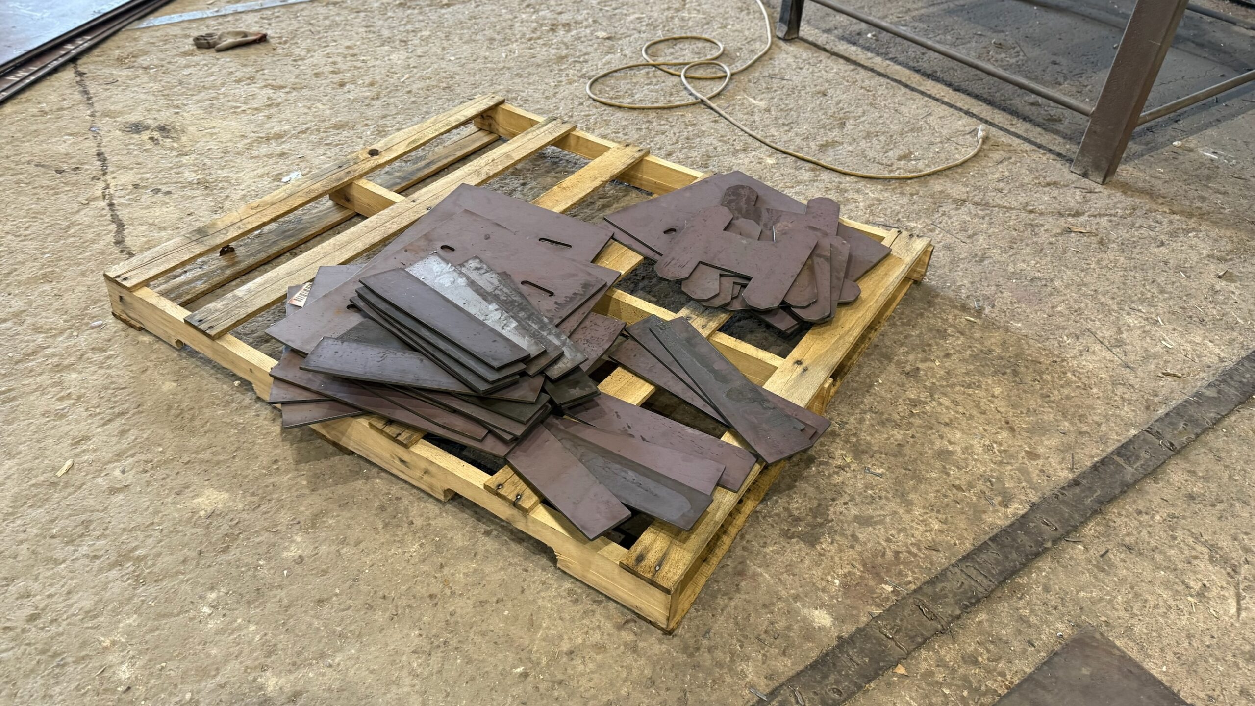 Custom CNC metal cutting and industrial manufacturing process