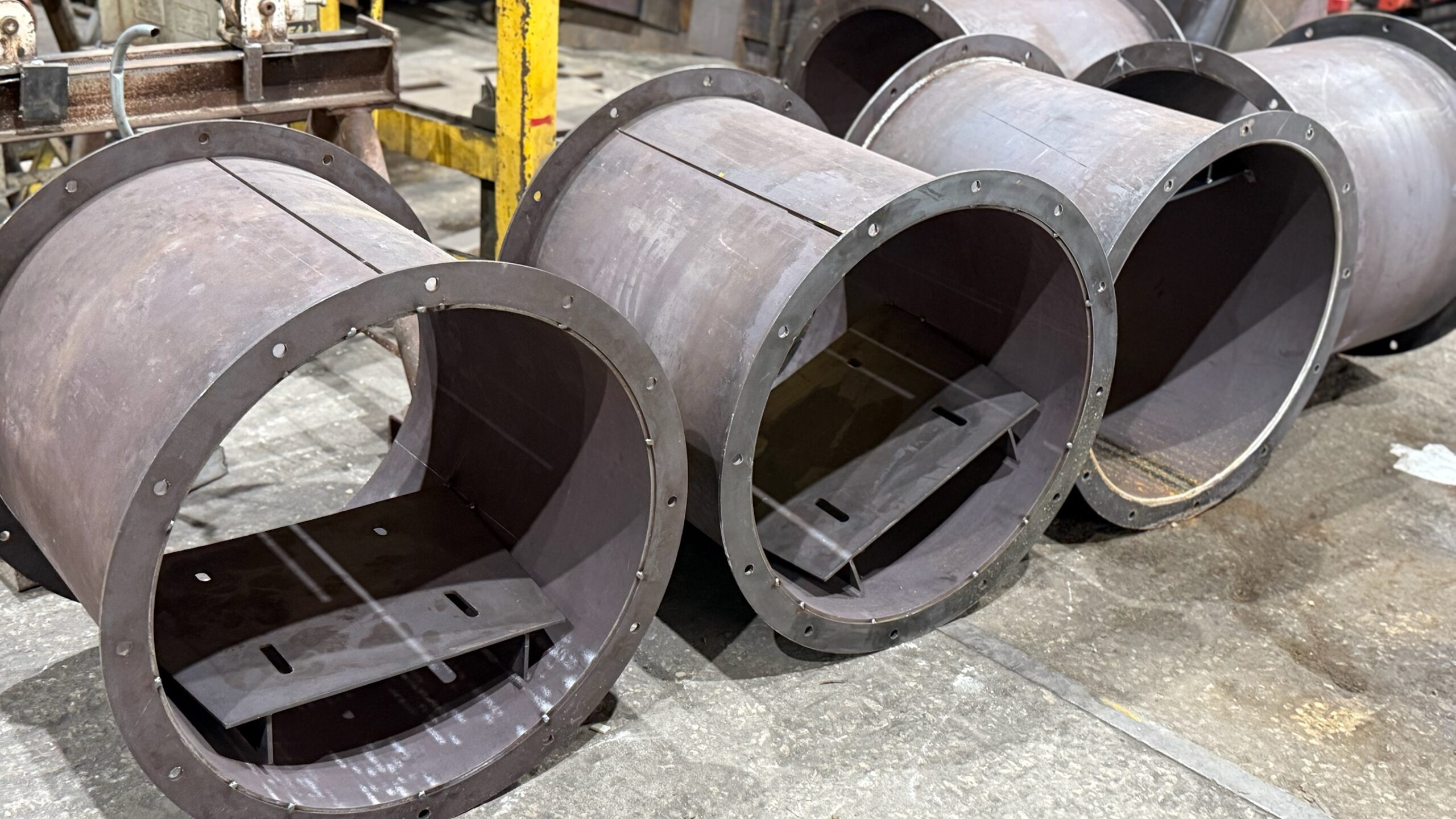 Industrial manufacturing and custom metal fabrication facility in Houston TX